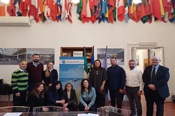 President Dr El Jor meeting with the Erasmus Program in Rome