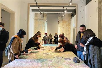 Architecture Students Visit Beit Beirut Exhibition